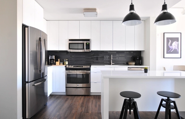 Floor home cottage kitchen property room